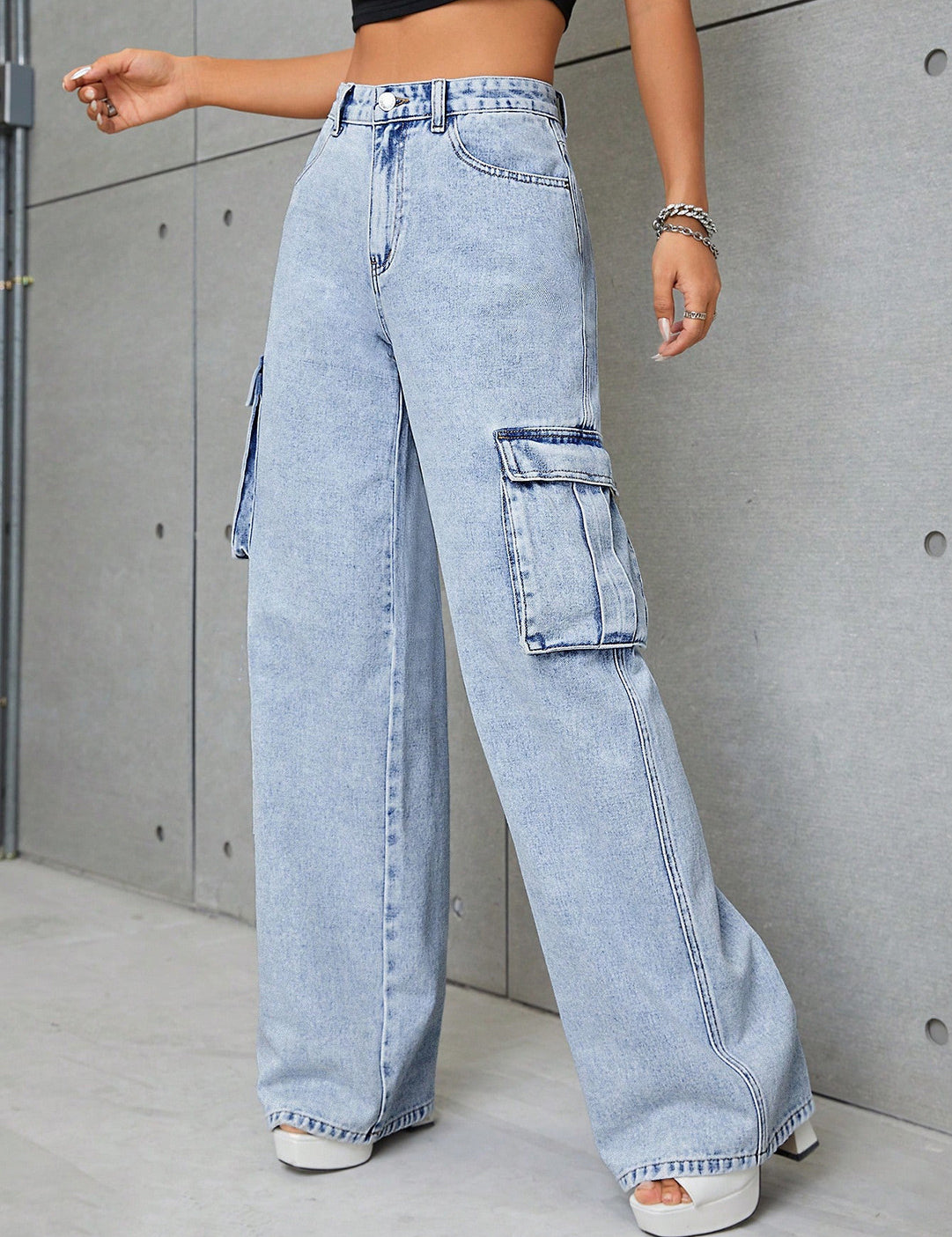KOTTY Regular Women Light Blue Jeans 