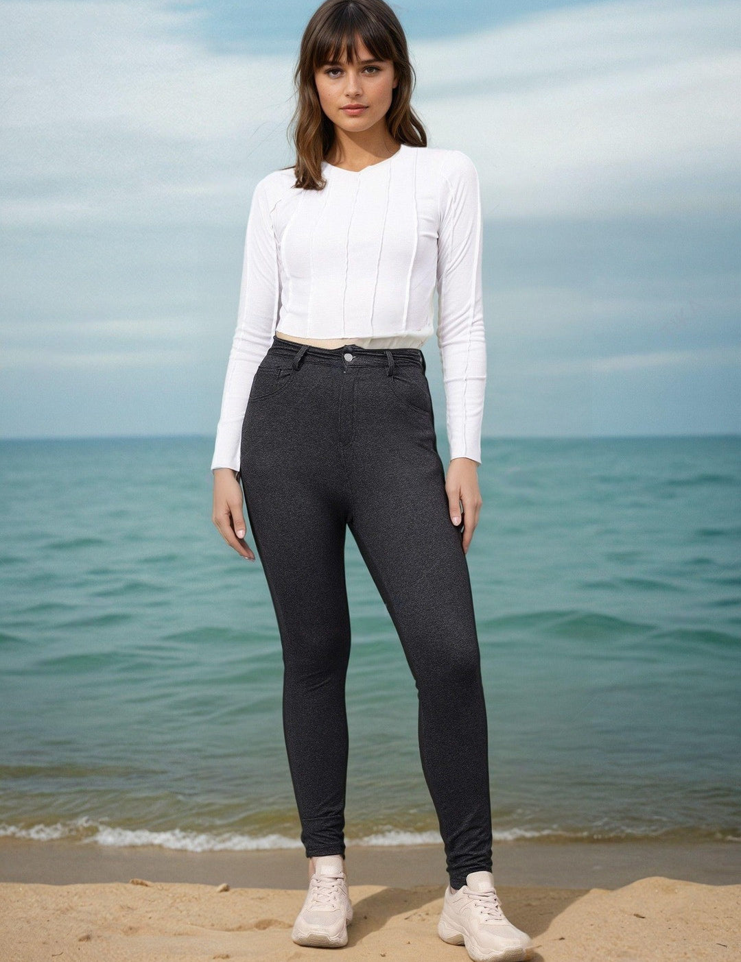 KOTTY Skinny Women Black Jeans 