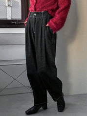KOTTY Loose Fit Women Black Jeans 