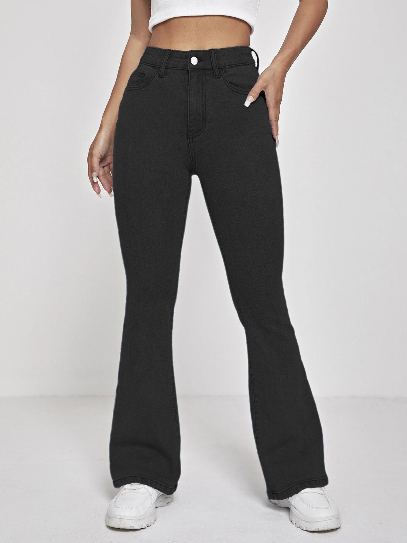 KOTTY Boot-Leg Women Black Jeans 