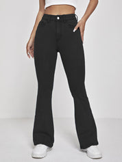 KOTTY Boot-Leg Women Black Jeans 