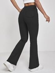 KOTTY Boot-Leg Women Black Jeans 