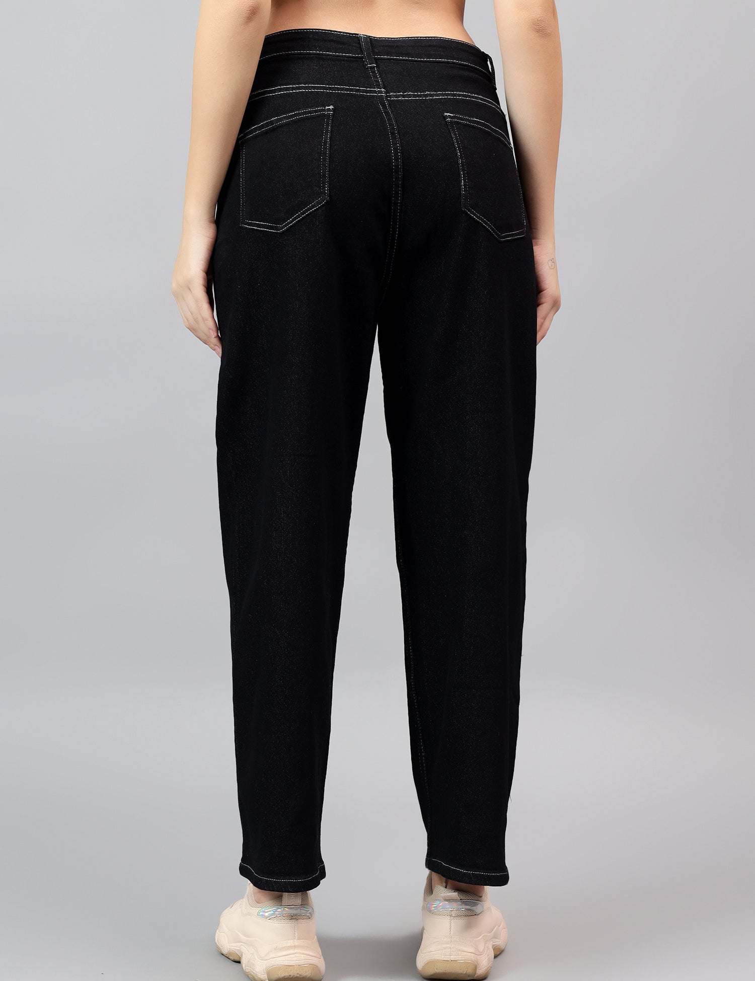 KOTTY Straight Fit Women Black Jeans 