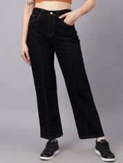 KOTTY Regular Women Black Jeans 