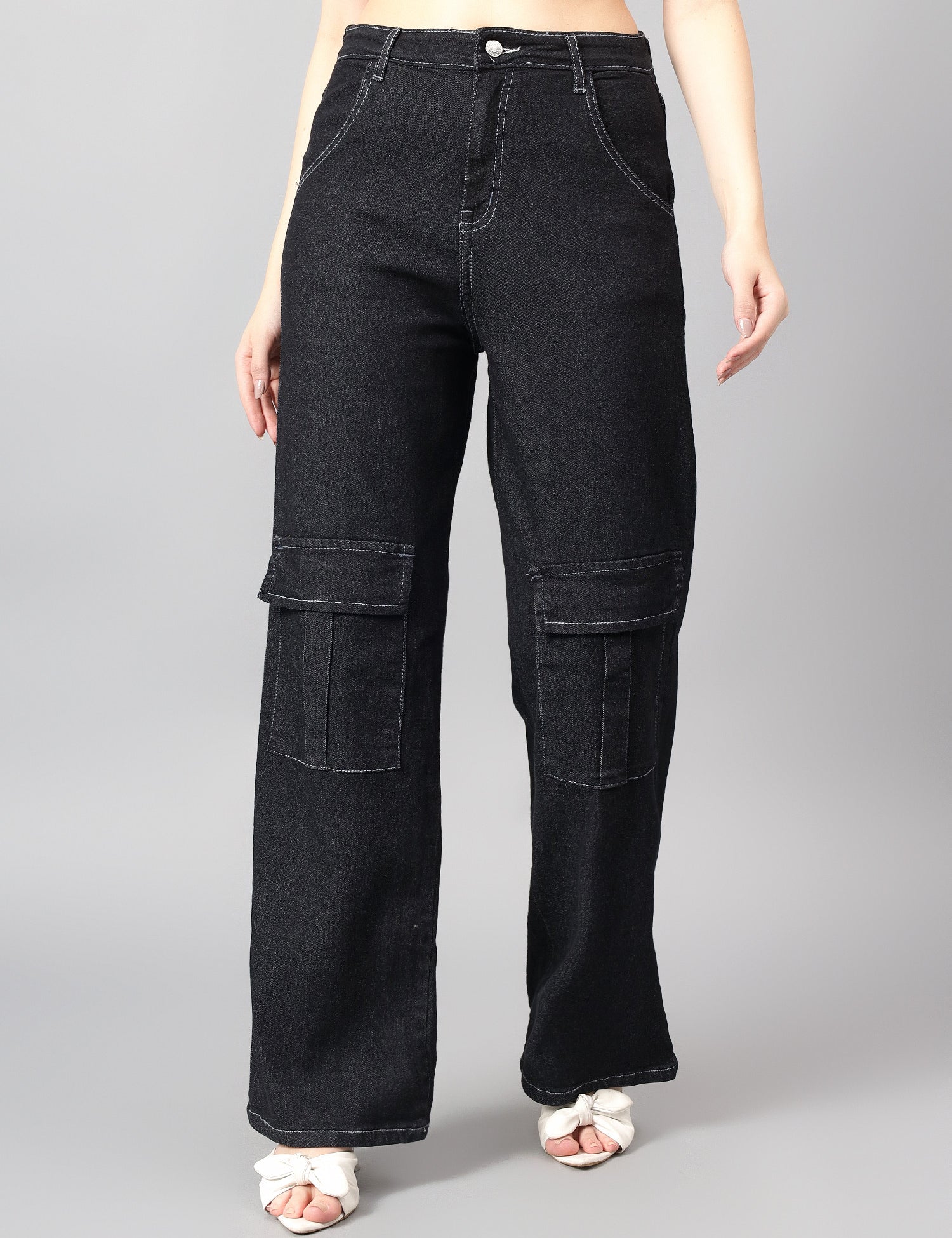 KOTTY Straight Fit Women Black Jeans 