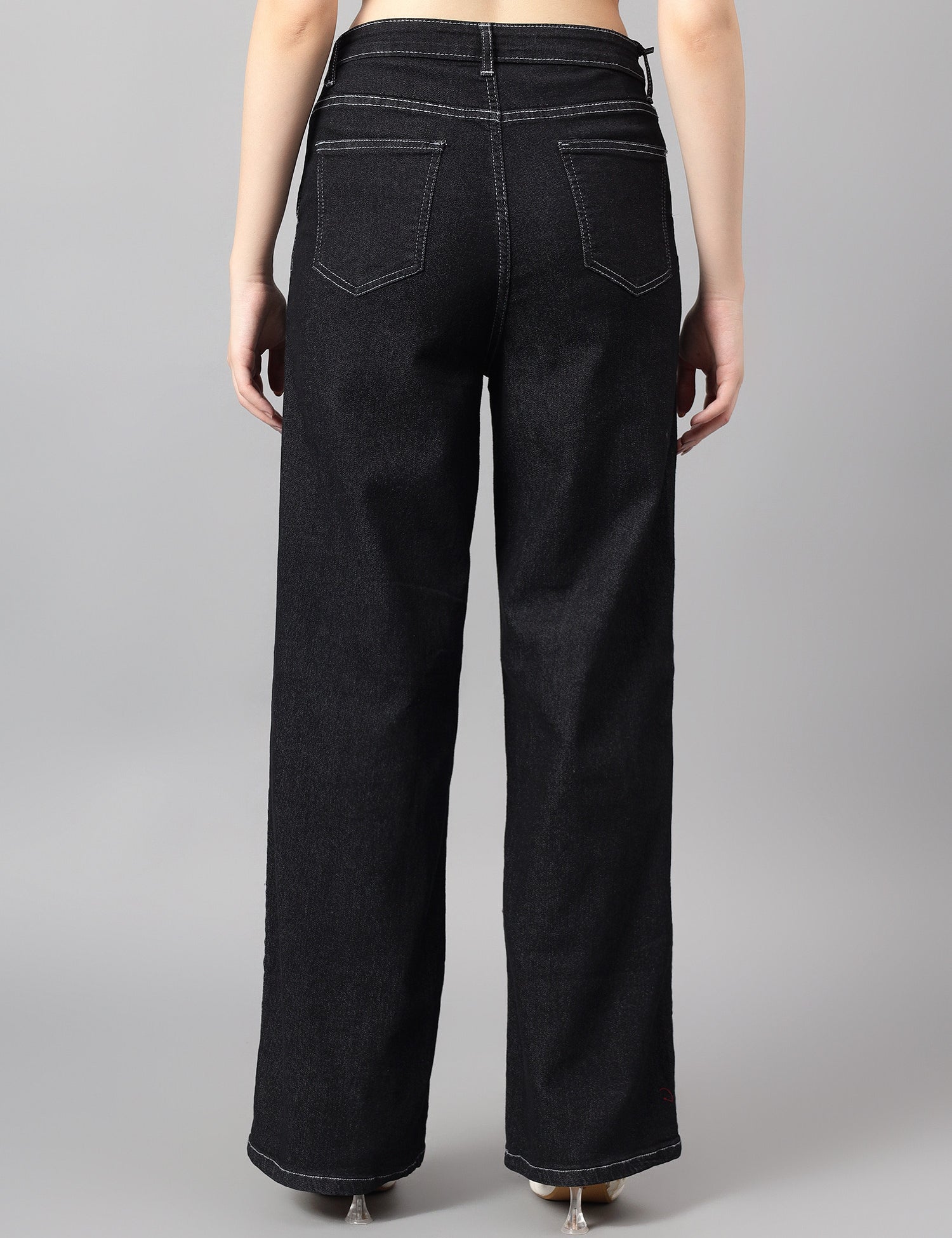 KOTTY Straight Fit Women Black Jeans 