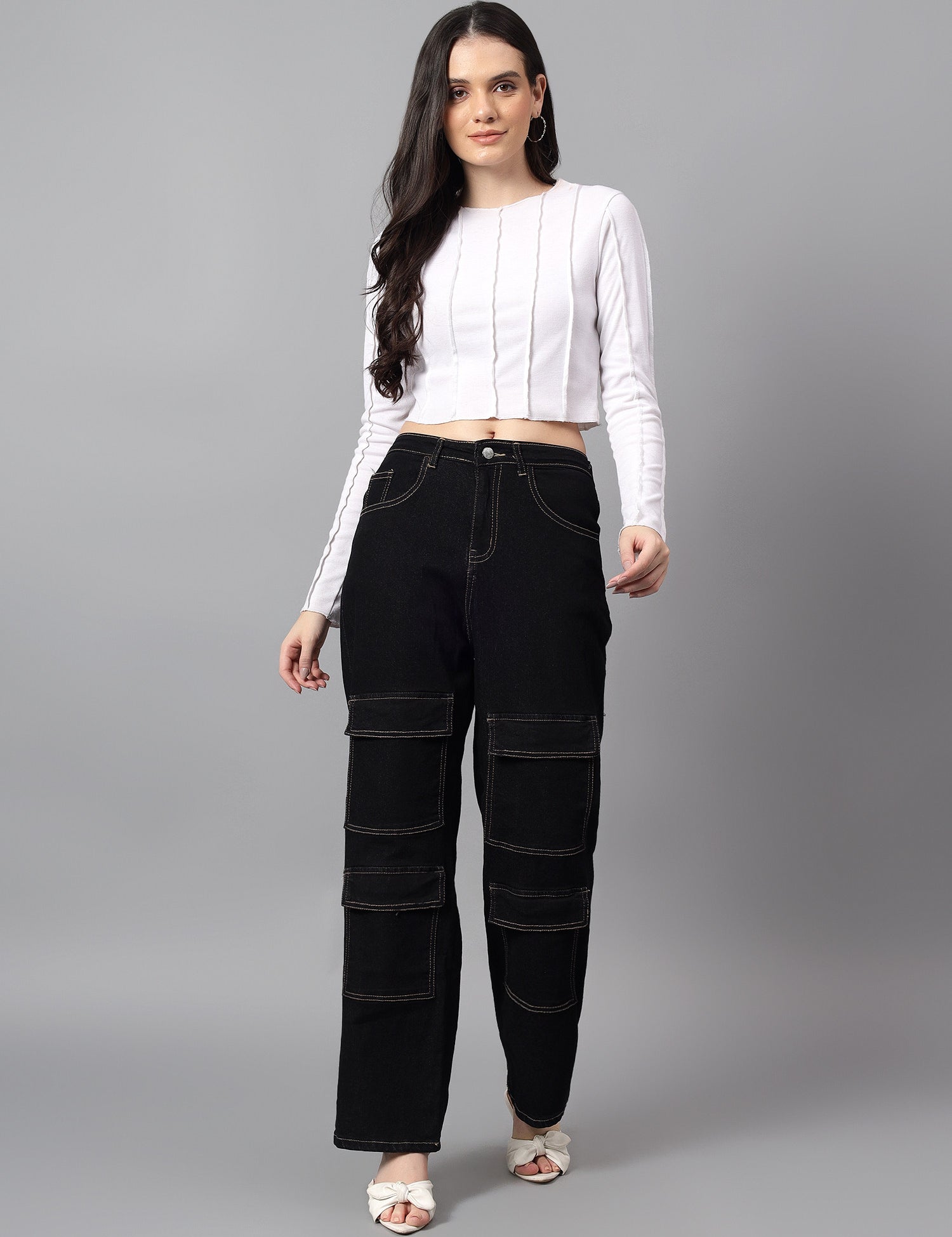 KOTTY Straight Fit Women Black Jeans 