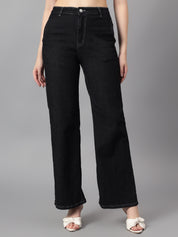 KOTTY Flared Women Black Jeans 