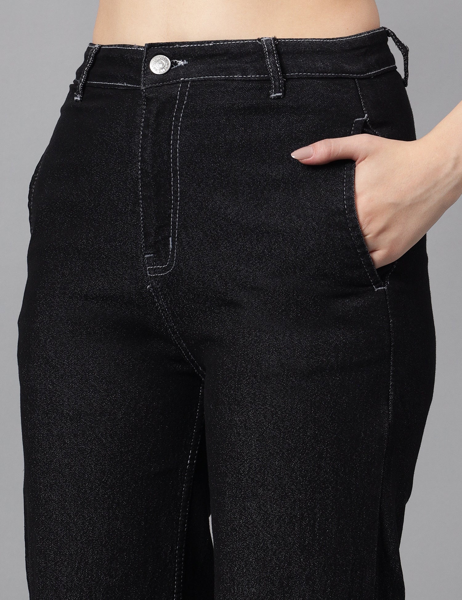 KOTTY Flared Women Black Jeans 