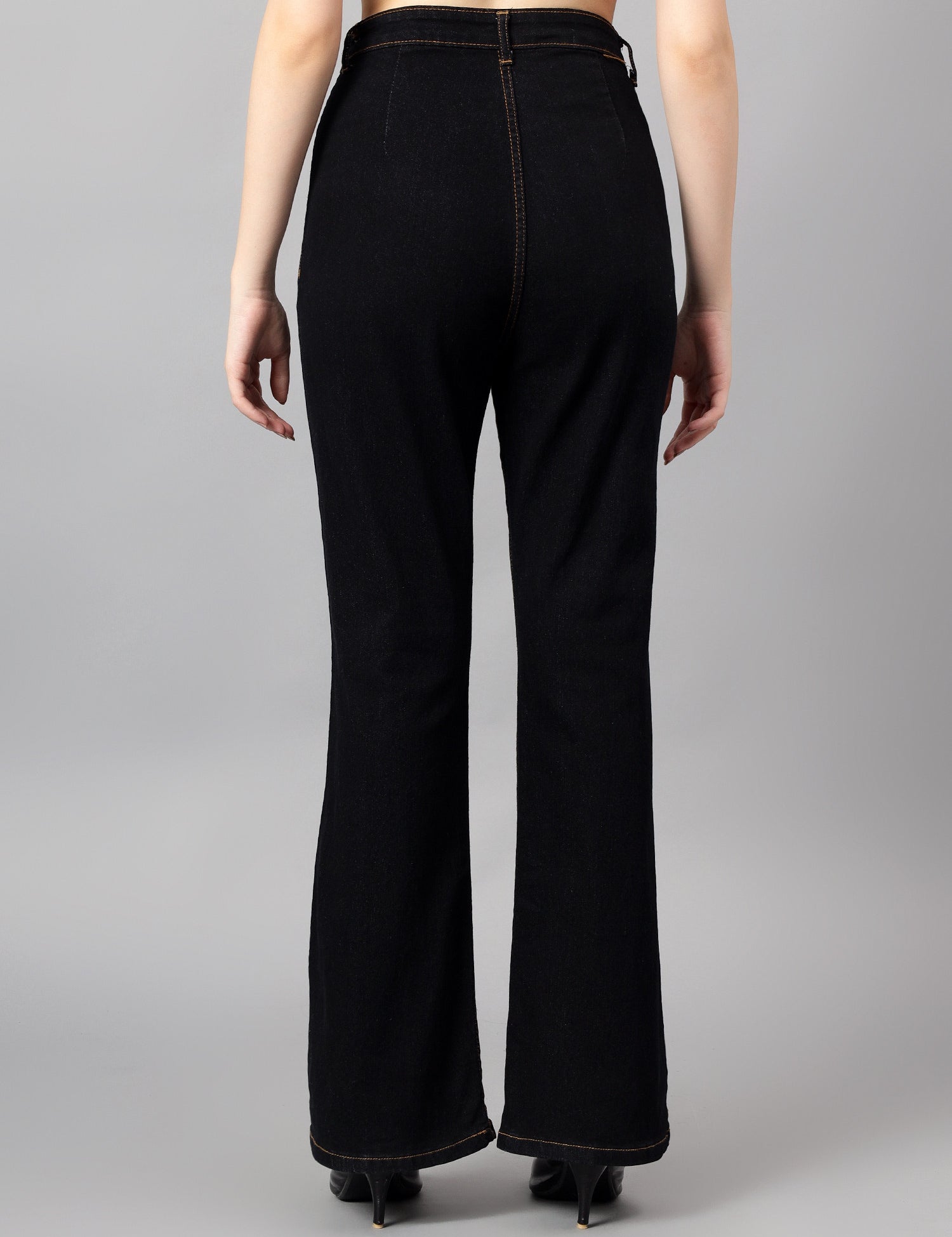 KOTTY Boot-Leg Women Black Jeans 