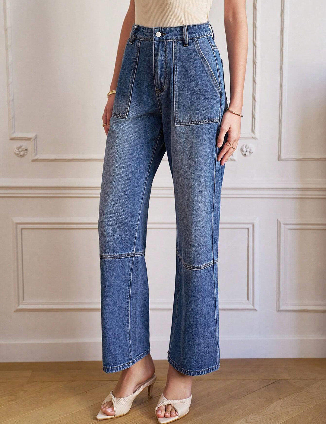 KOTTY Regular Women Dark Blue Jeans 