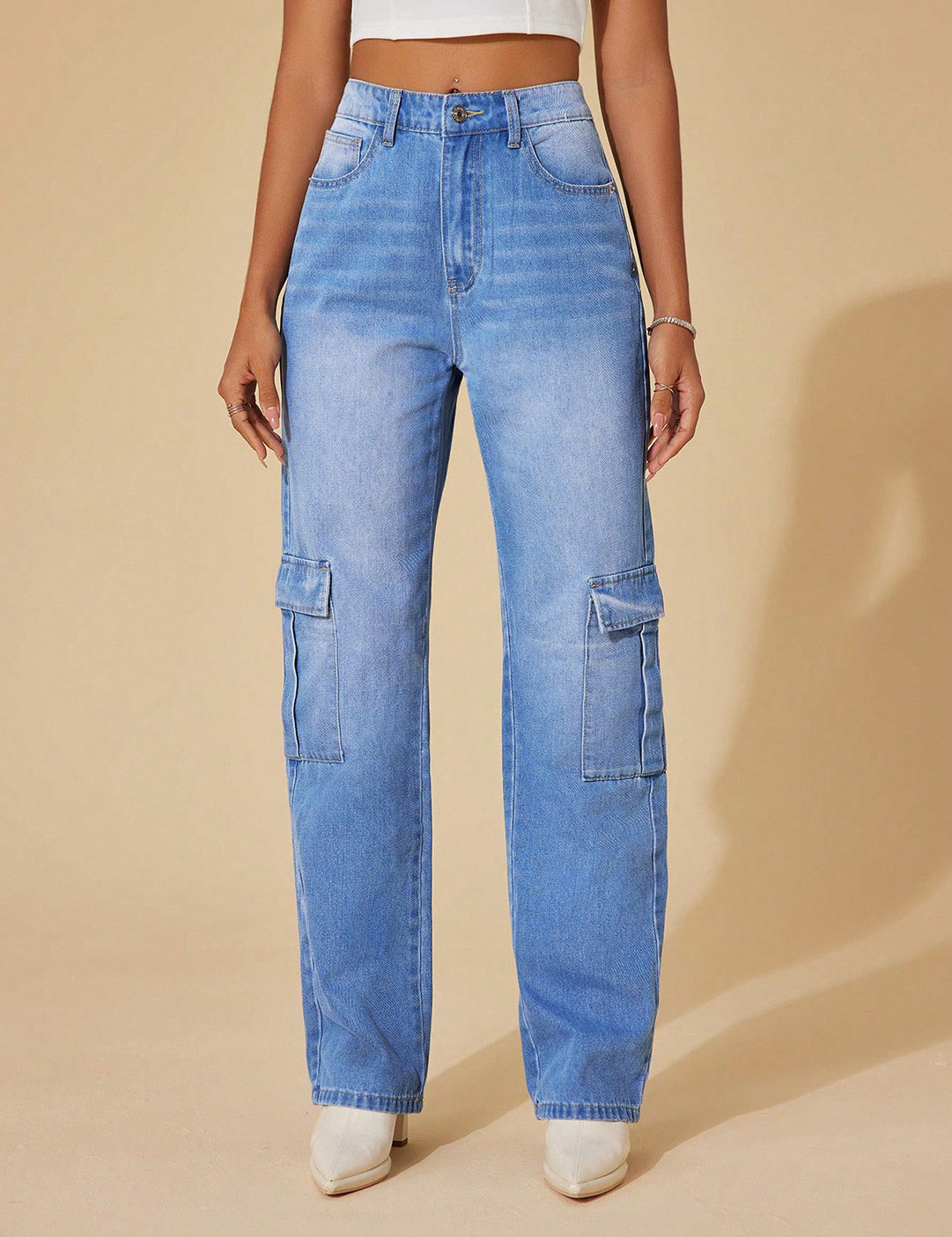 KOTTY Regular Women Light Blue Jeans 
