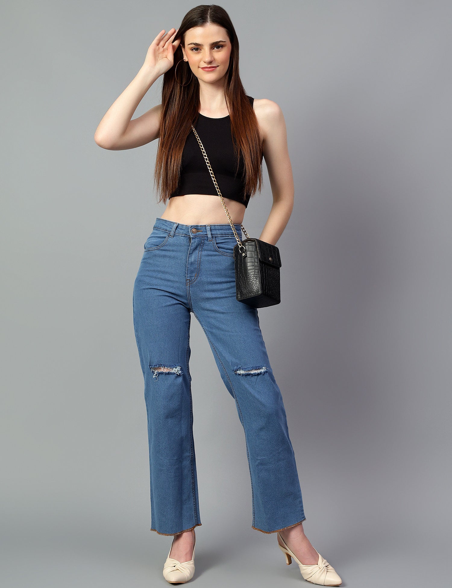 KOTTY Regular Women Blue Jeans 
