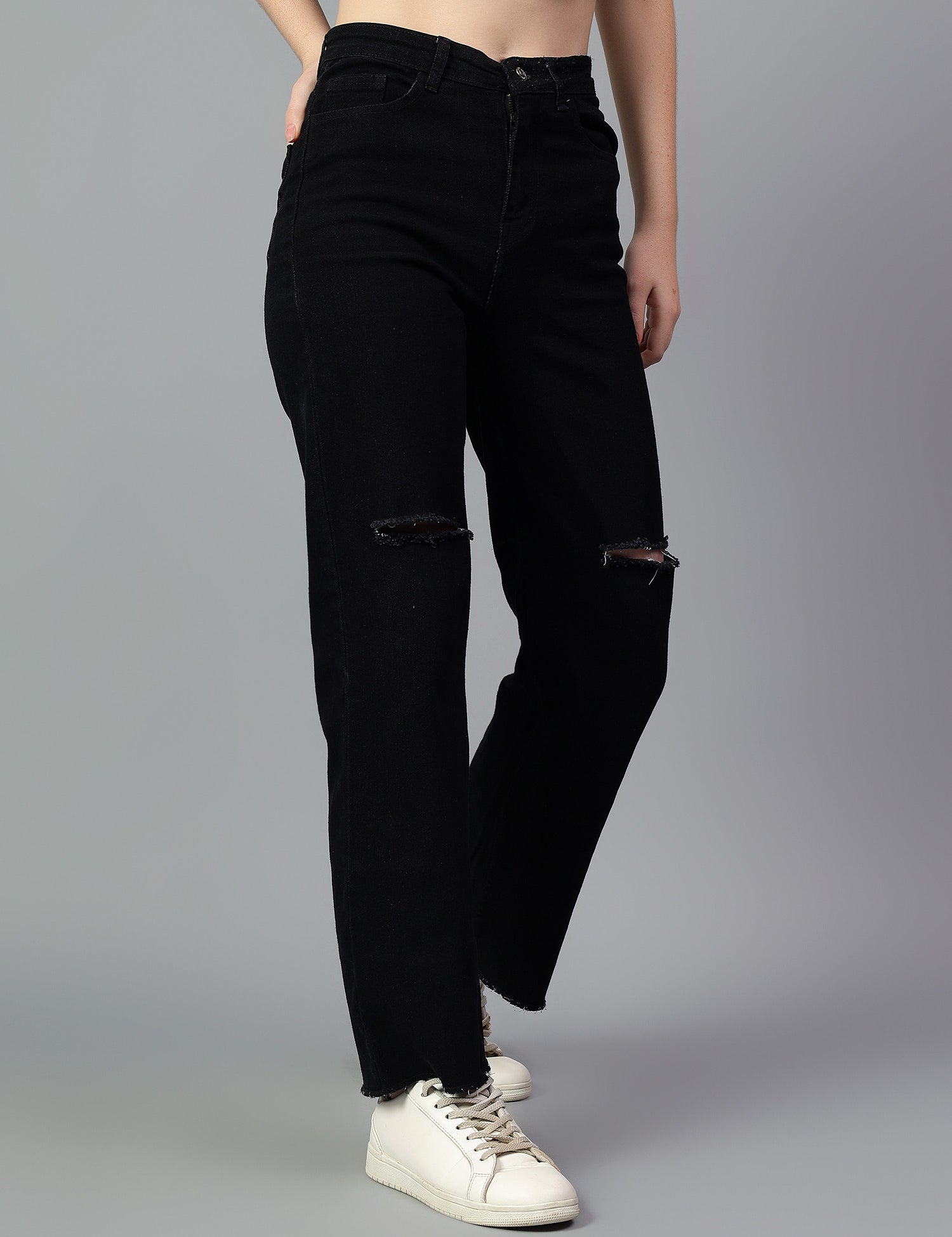 KOTTY Regular Women Black Jeans 
