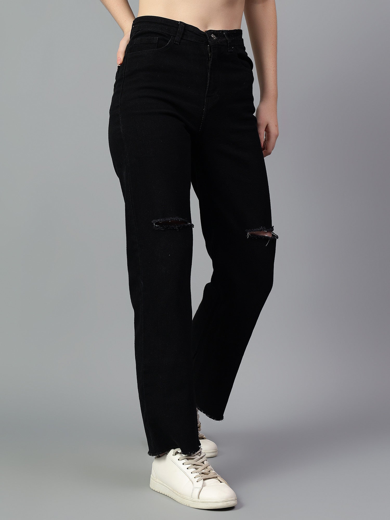 KOTTY Regular Women Black Jeans 