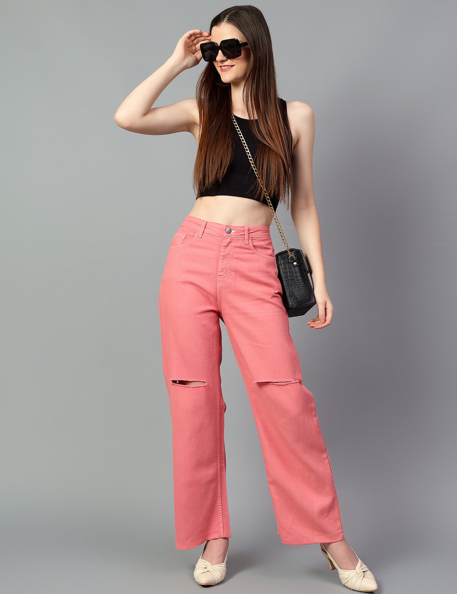 KOTTY Regular Women Red Jeans 