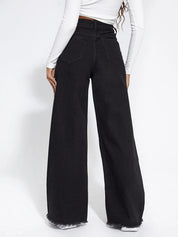 KOTTY Flared Women Black Jeans 