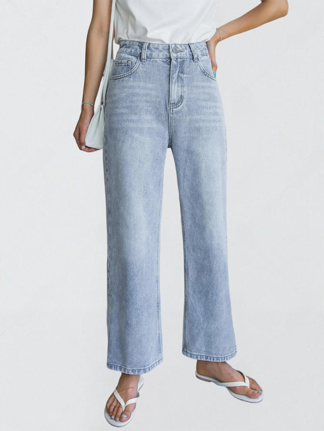 KOTTY Straight Fit Women Light Blue Jeans 