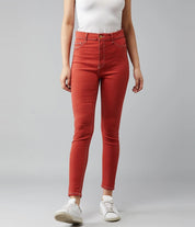 KOTTY Regular Women Orange Jeans 