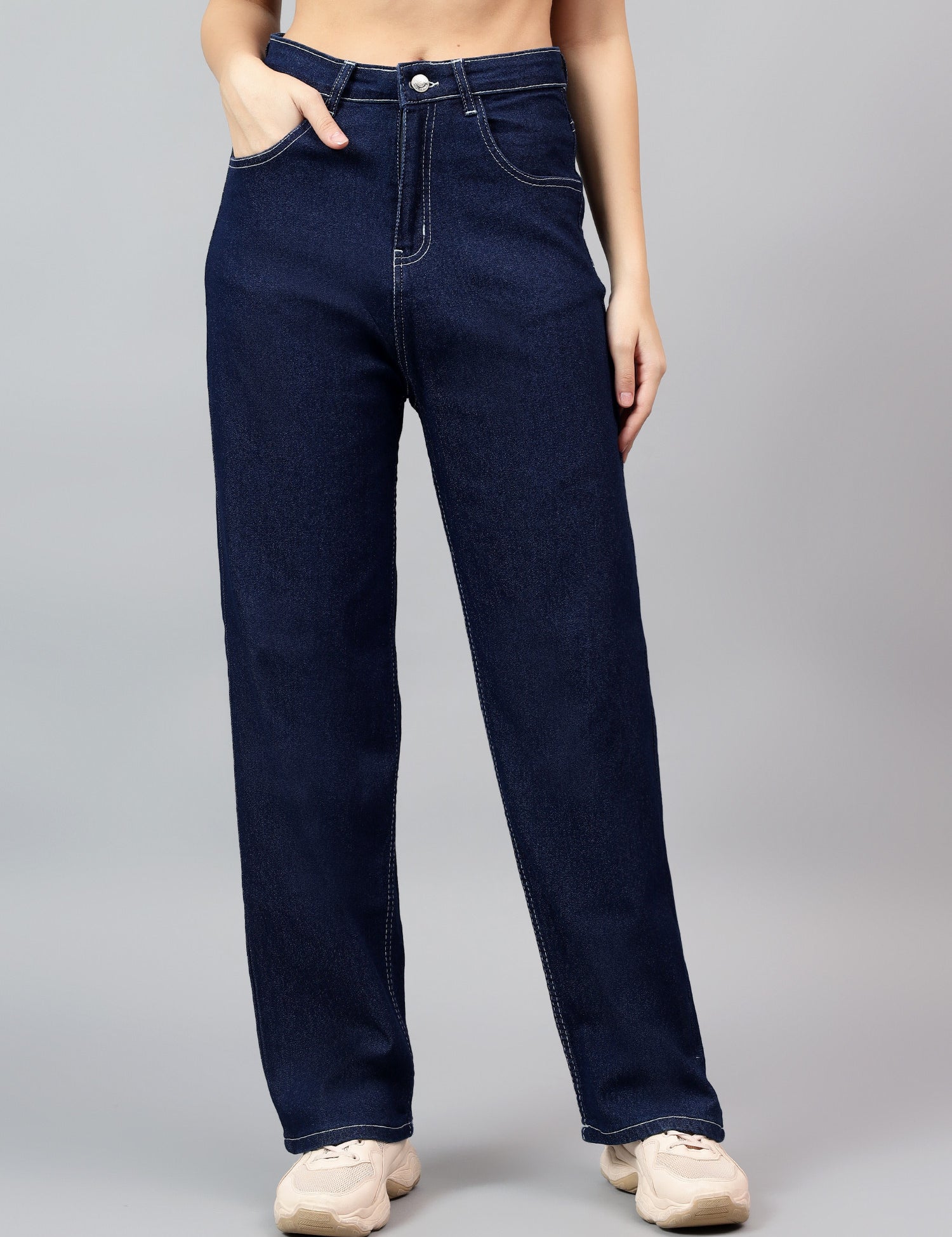 KOTTY Straight Fit Women Blue Jeans 