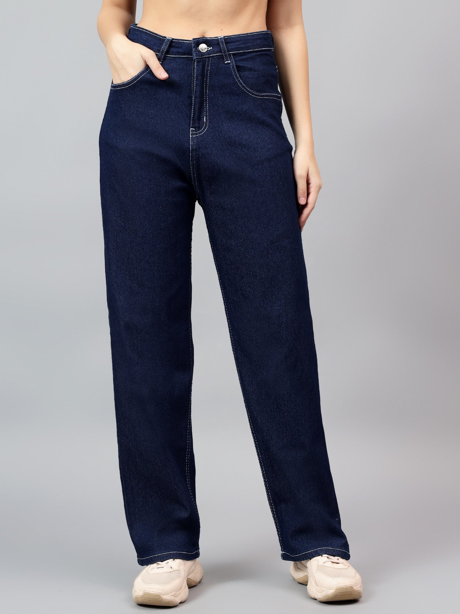 KOTTY Straight Fit Women Blue Jeans 