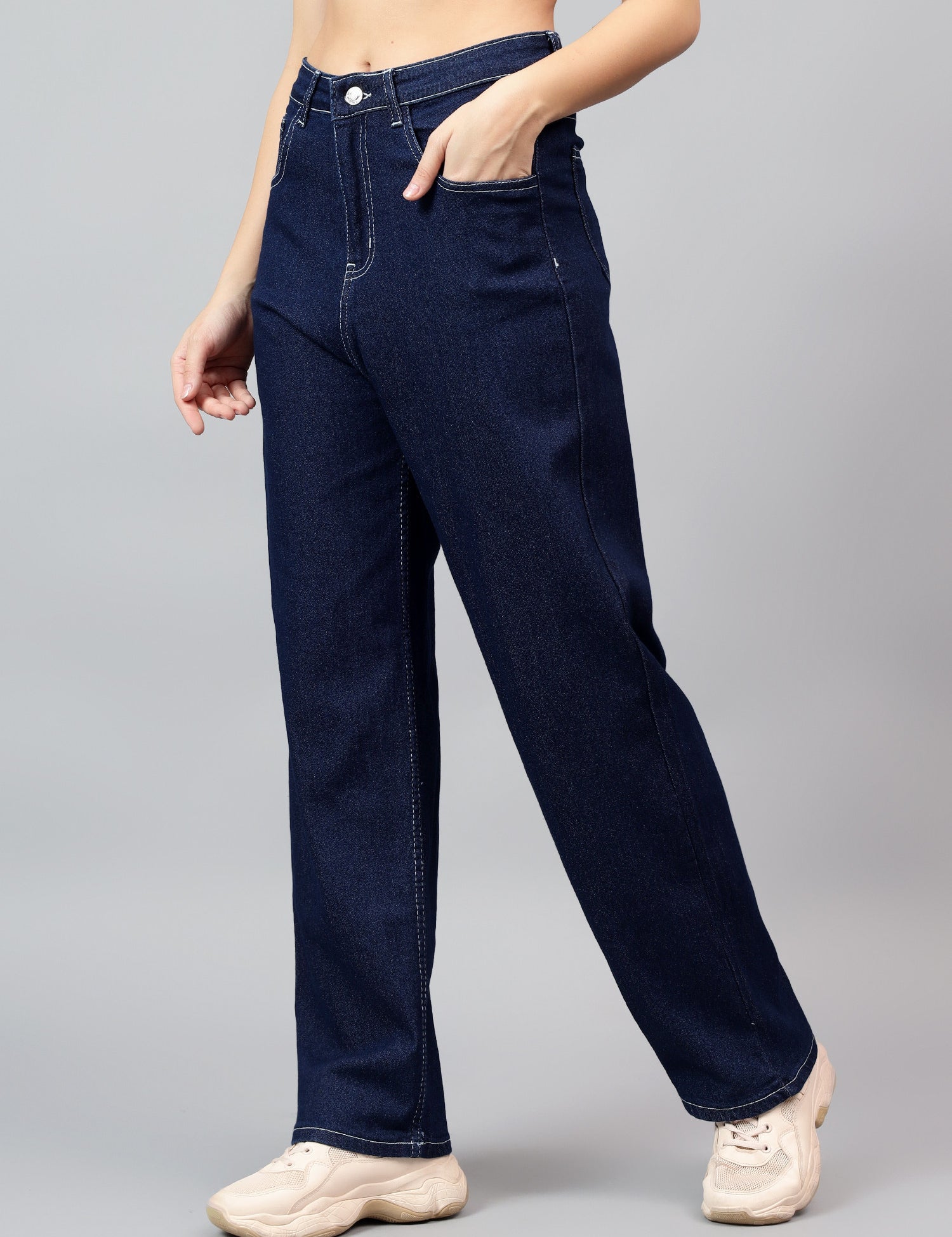 KOTTY Straight Fit Women Blue Jeans 