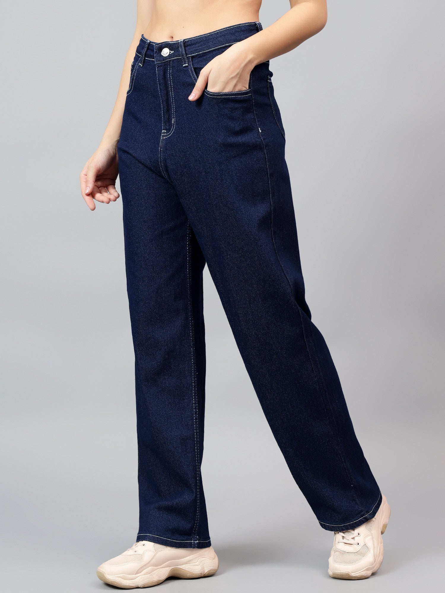KOTTY Straight Fit Women Blue Jeans 