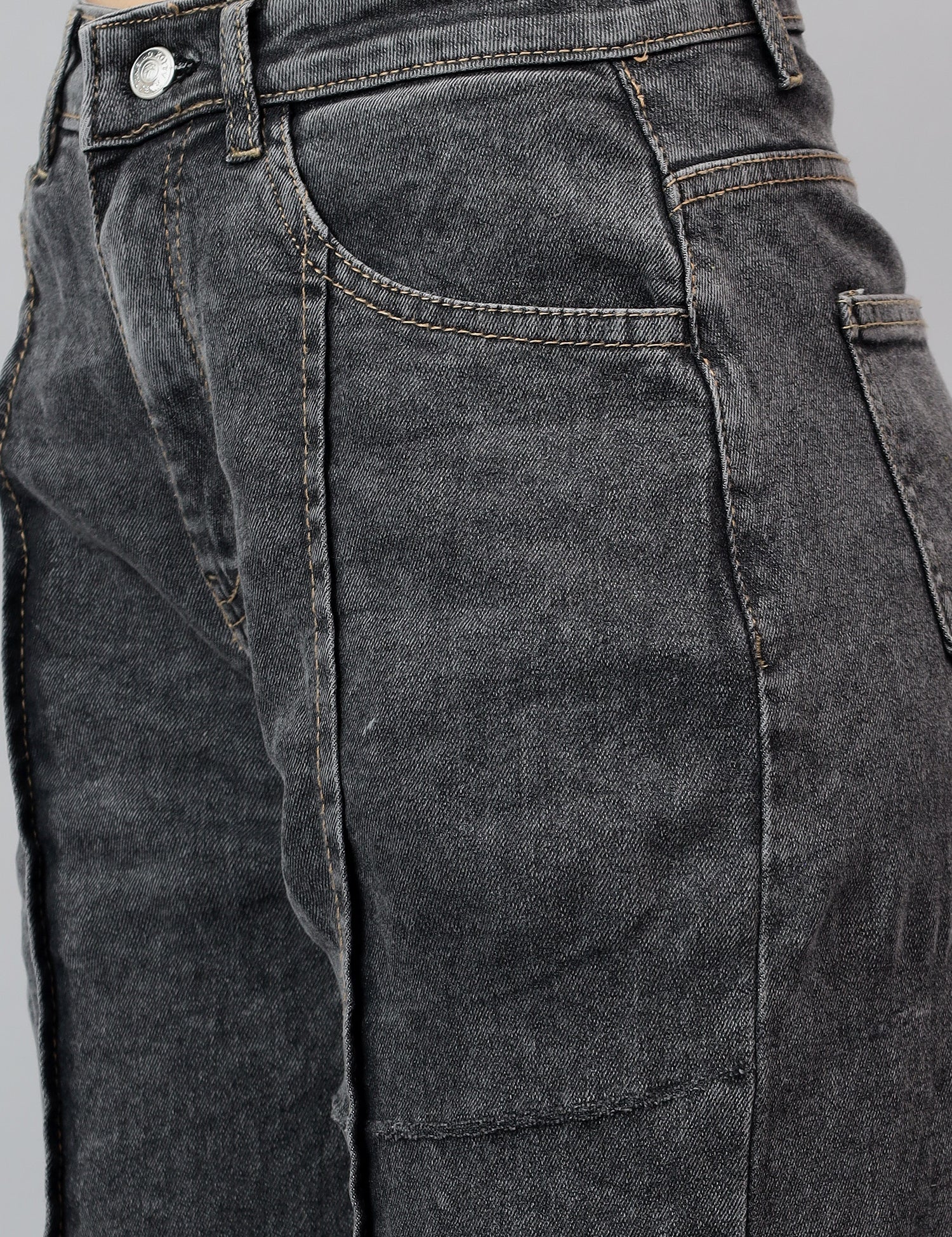 KOTTY Straight Fit Women Grey Jeans 