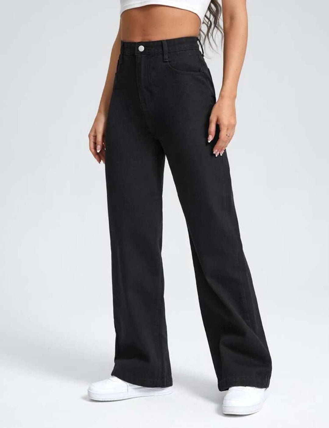 KOTTY Straight Fit Women Black Jeans 