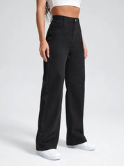 KOTTY Straight Fit Women Black Jeans 