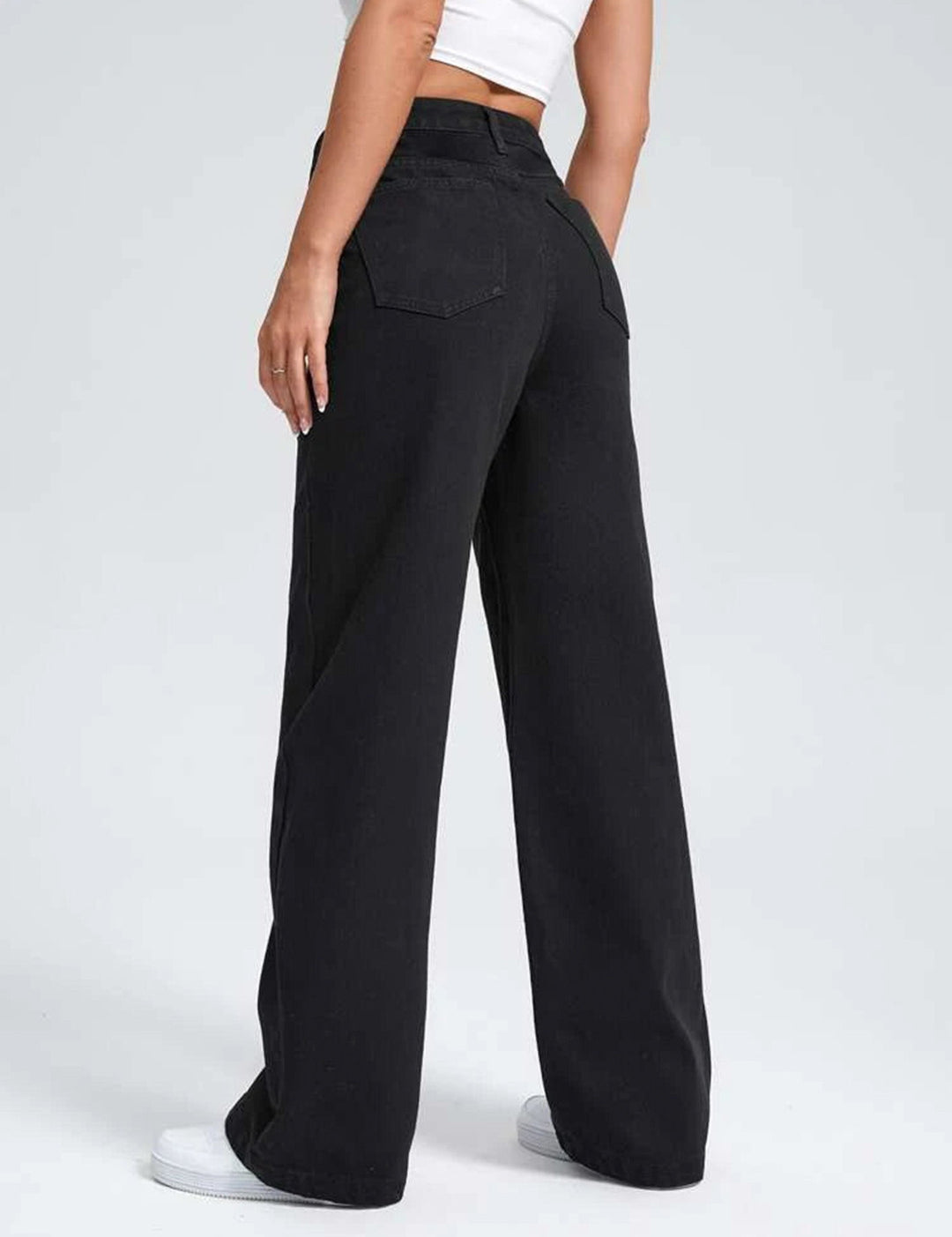 KOTTY Straight Fit Women Black Jeans 