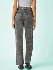 KOTTY Straight Fit Women Grey Jeans 