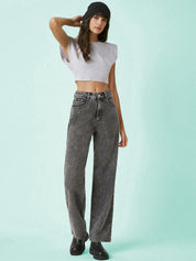 KOTTY Straight Fit Women Grey Jeans 
