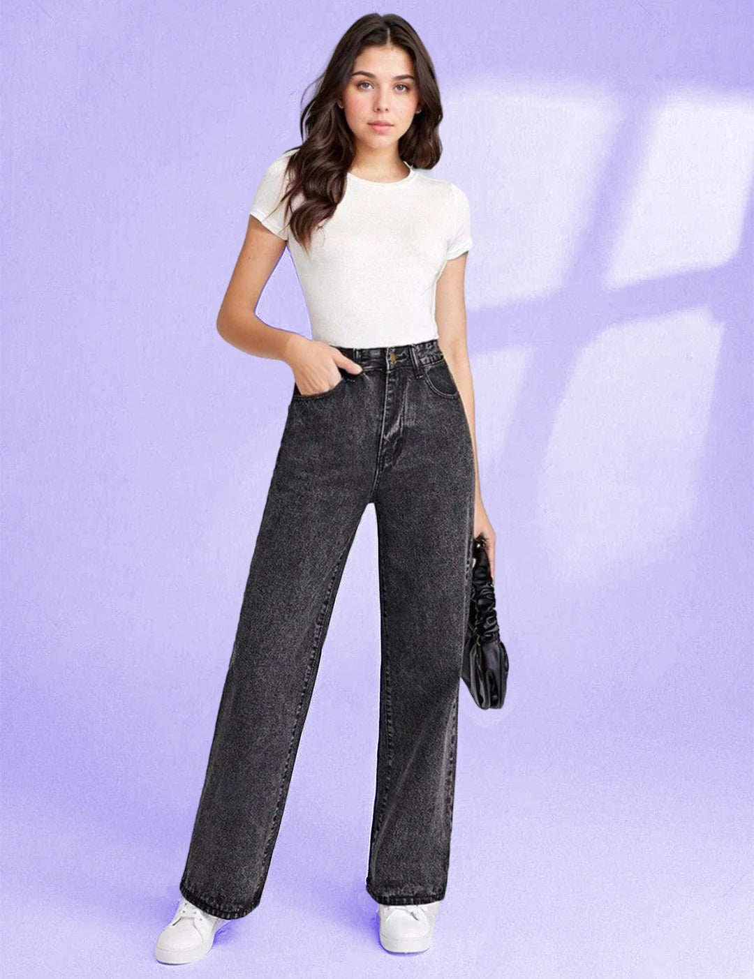 KOTTY Straight Fit Women Grey Jeans 