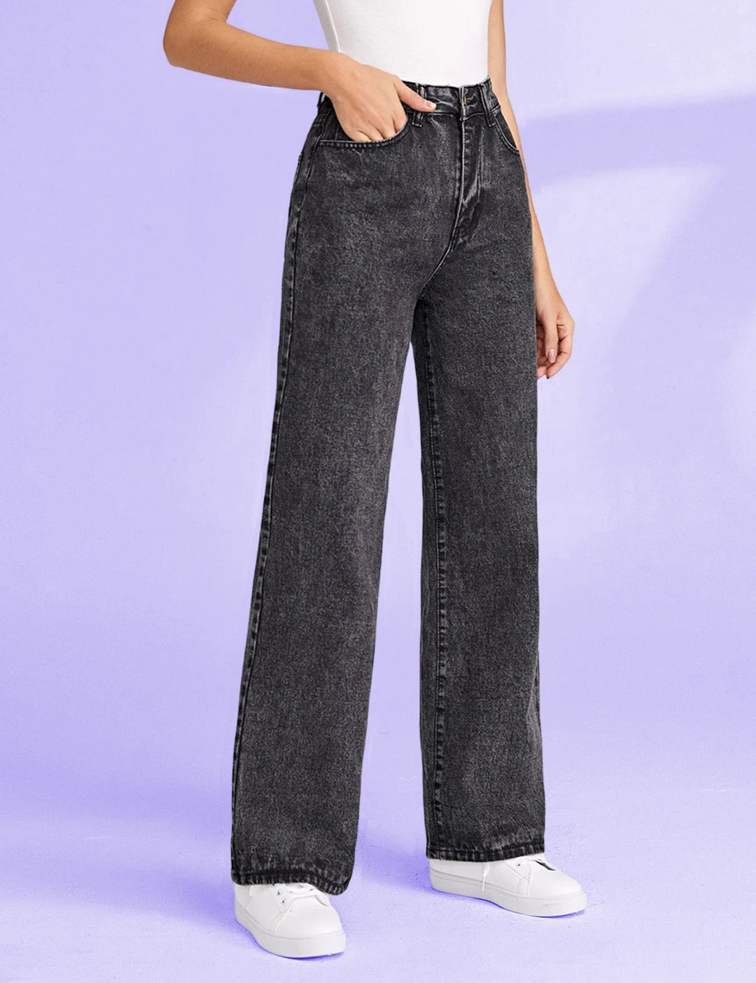 KOTTY Straight Fit Women Grey Jeans 