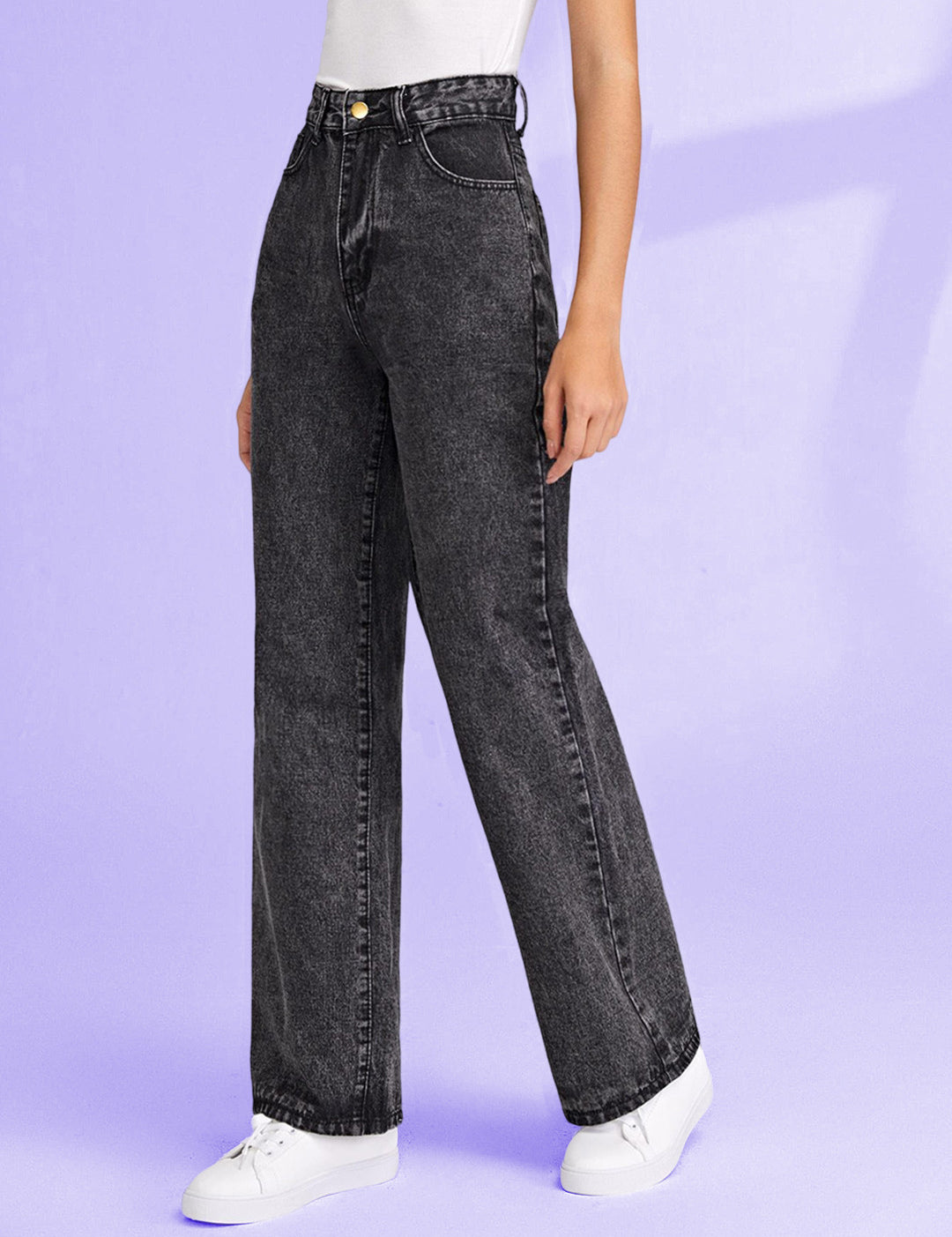KOTTY Straight Fit Women Grey Jeans 