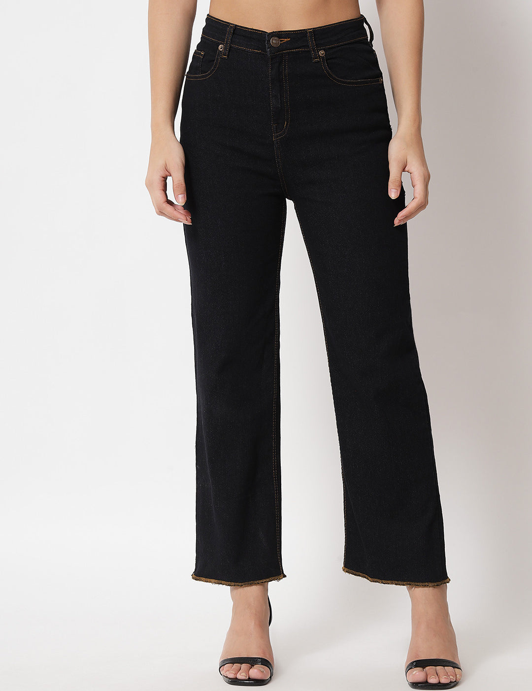 KOTTY Regular Women Black Jeans 
