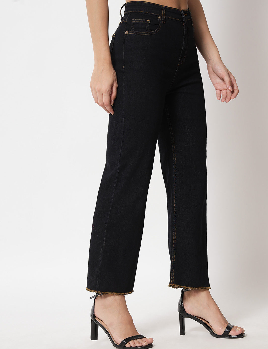 KOTTY Regular Women Black Jeans 