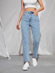 KOTTY Regular Women Light Blue Jeans 