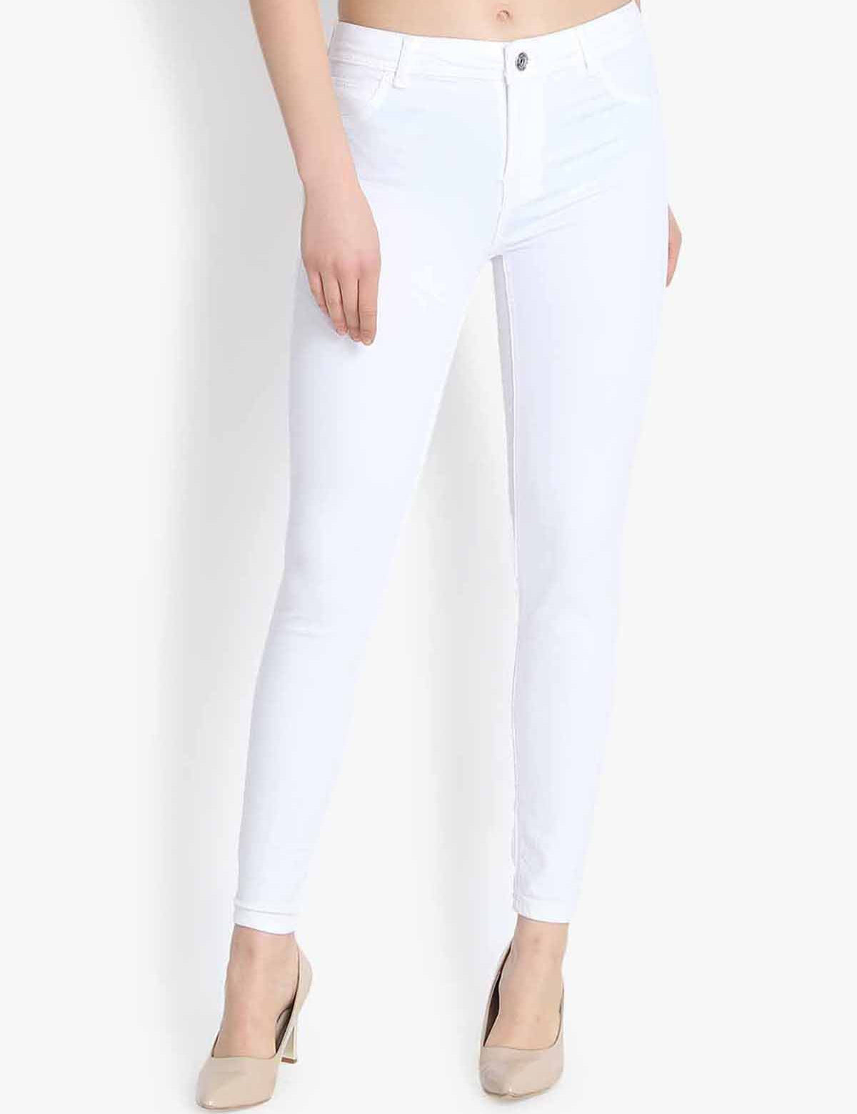 KOTTY Regular Women White Jeans 