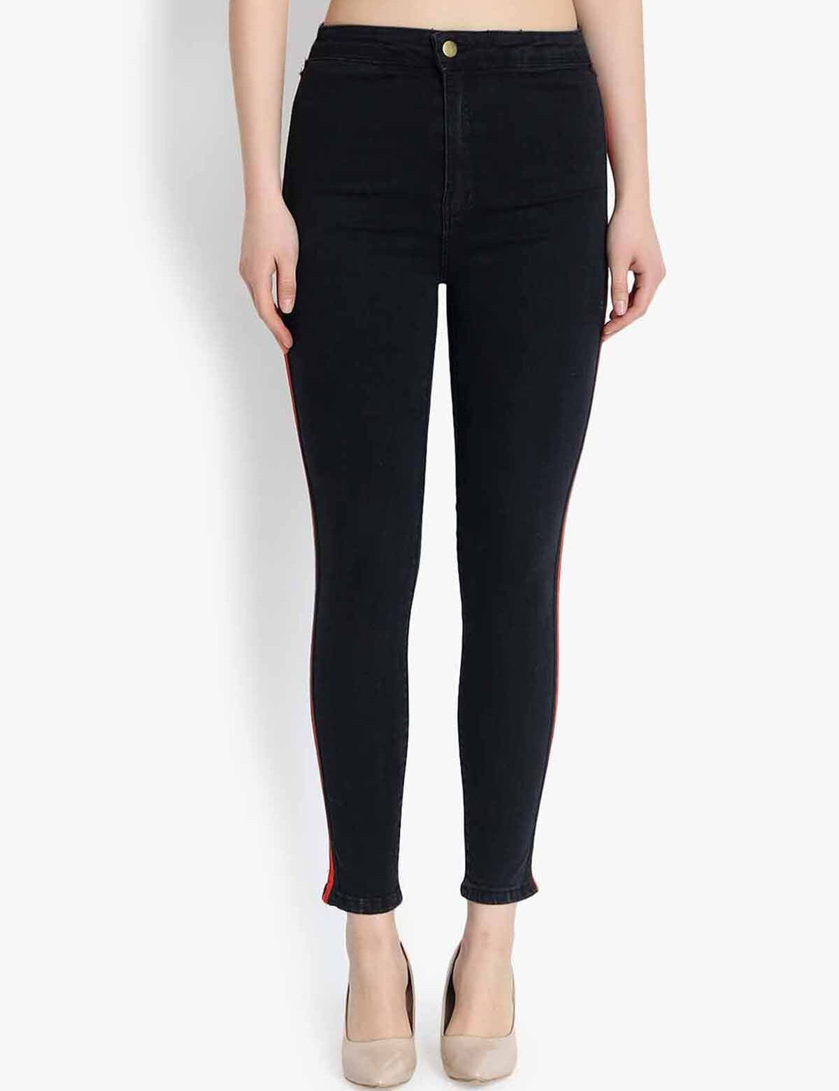 KOTTY Regular Women Black Jeans 