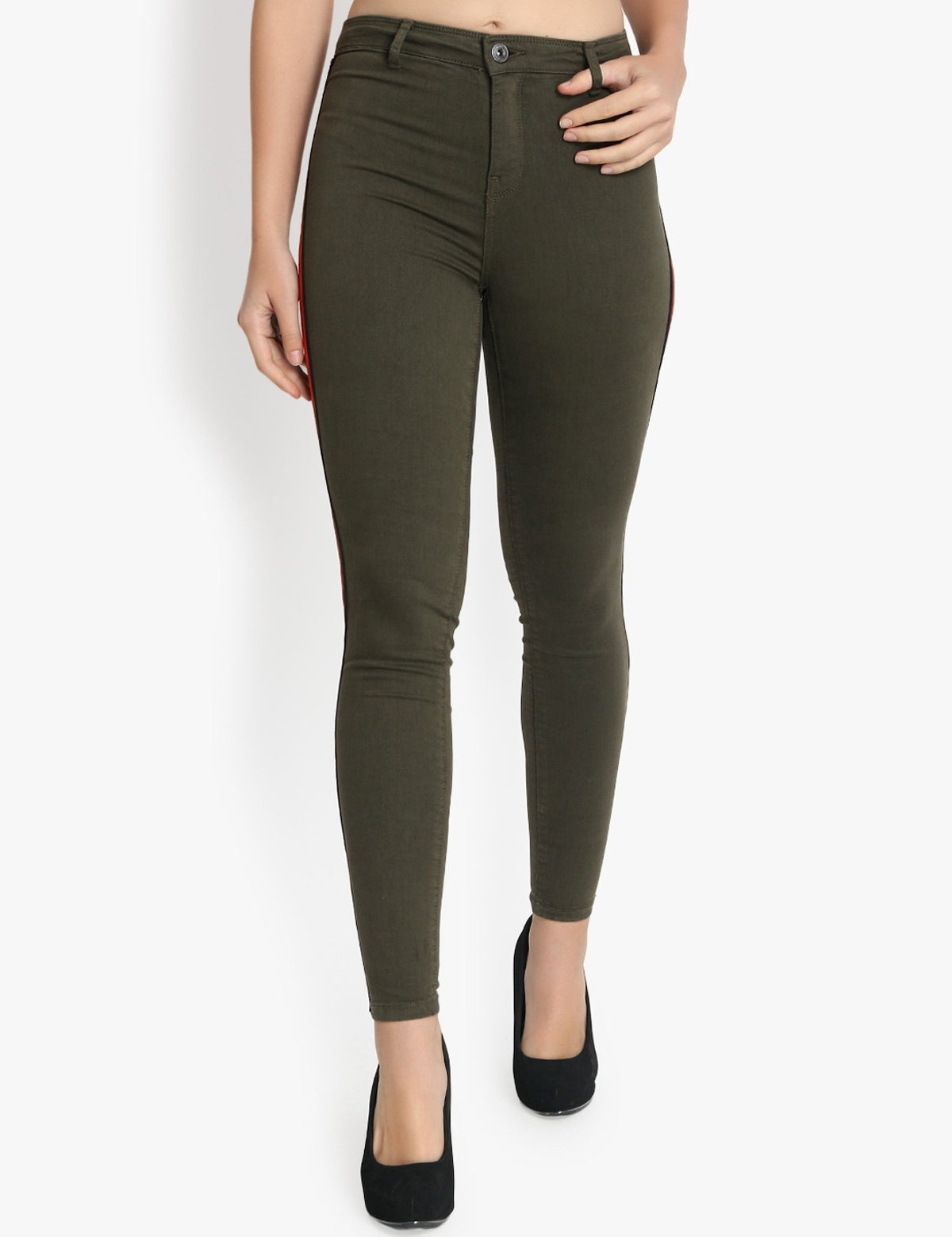 KOTTY Regular Women Green Jeans 