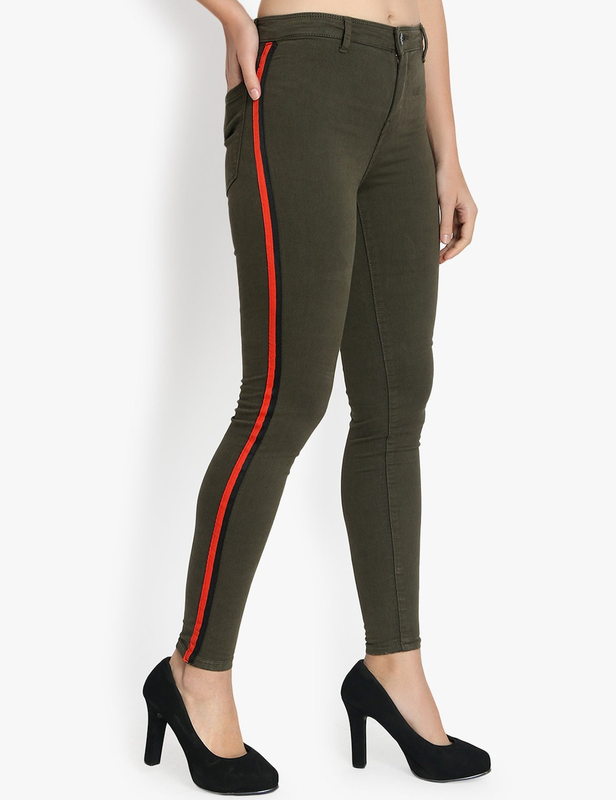 KOTTY Regular Women Green Jeans 