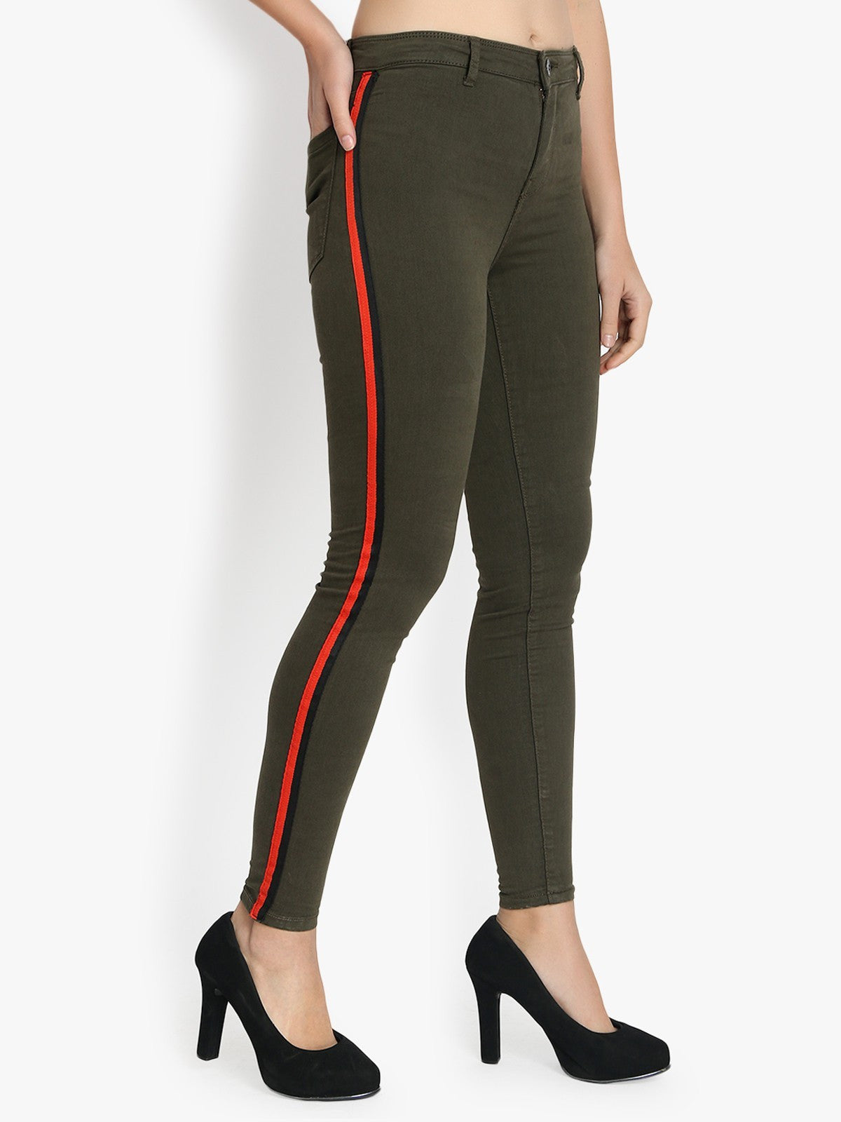 KOTTY Regular Women Green Jeans 
