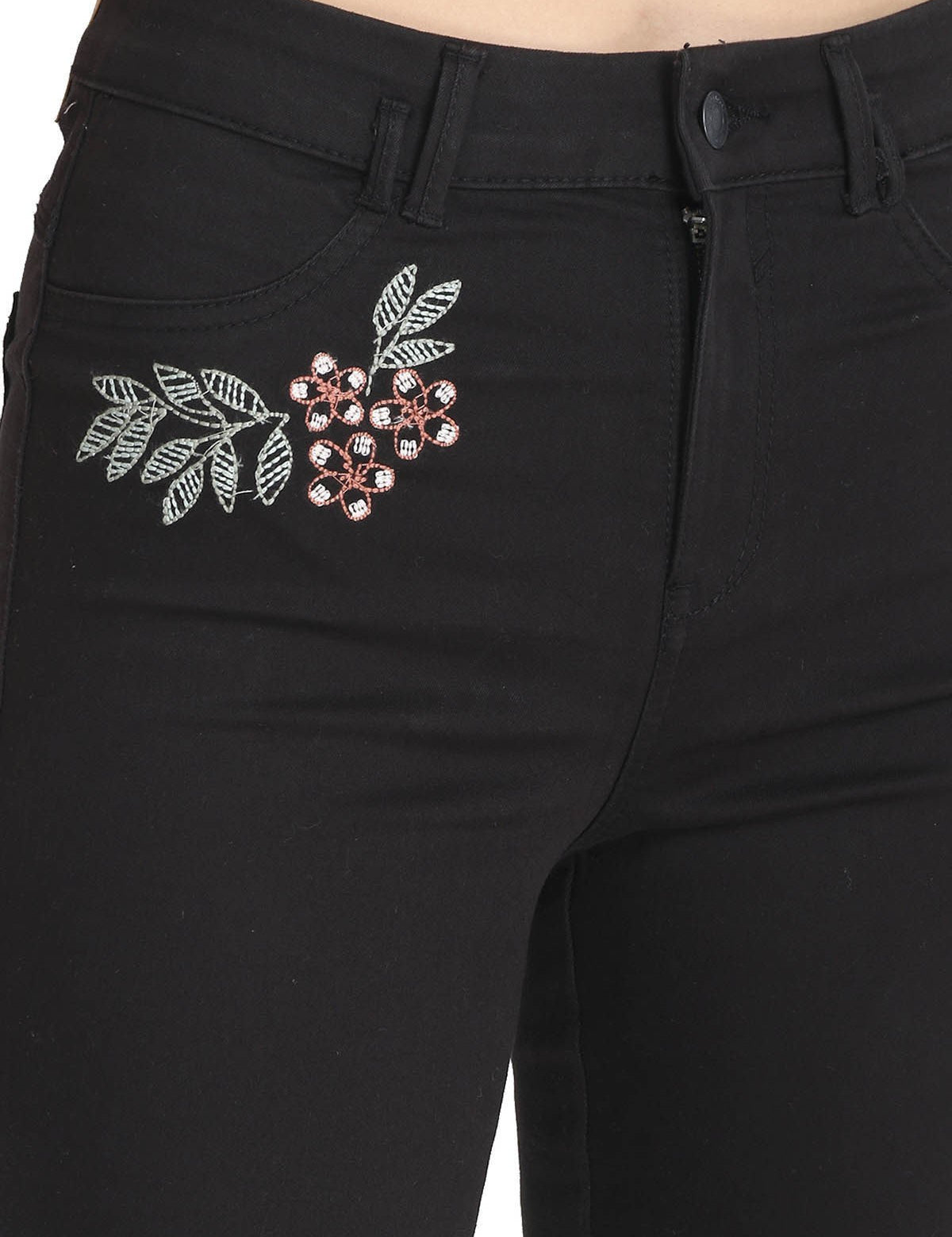 KOTTY Regular Women Black Jeans 