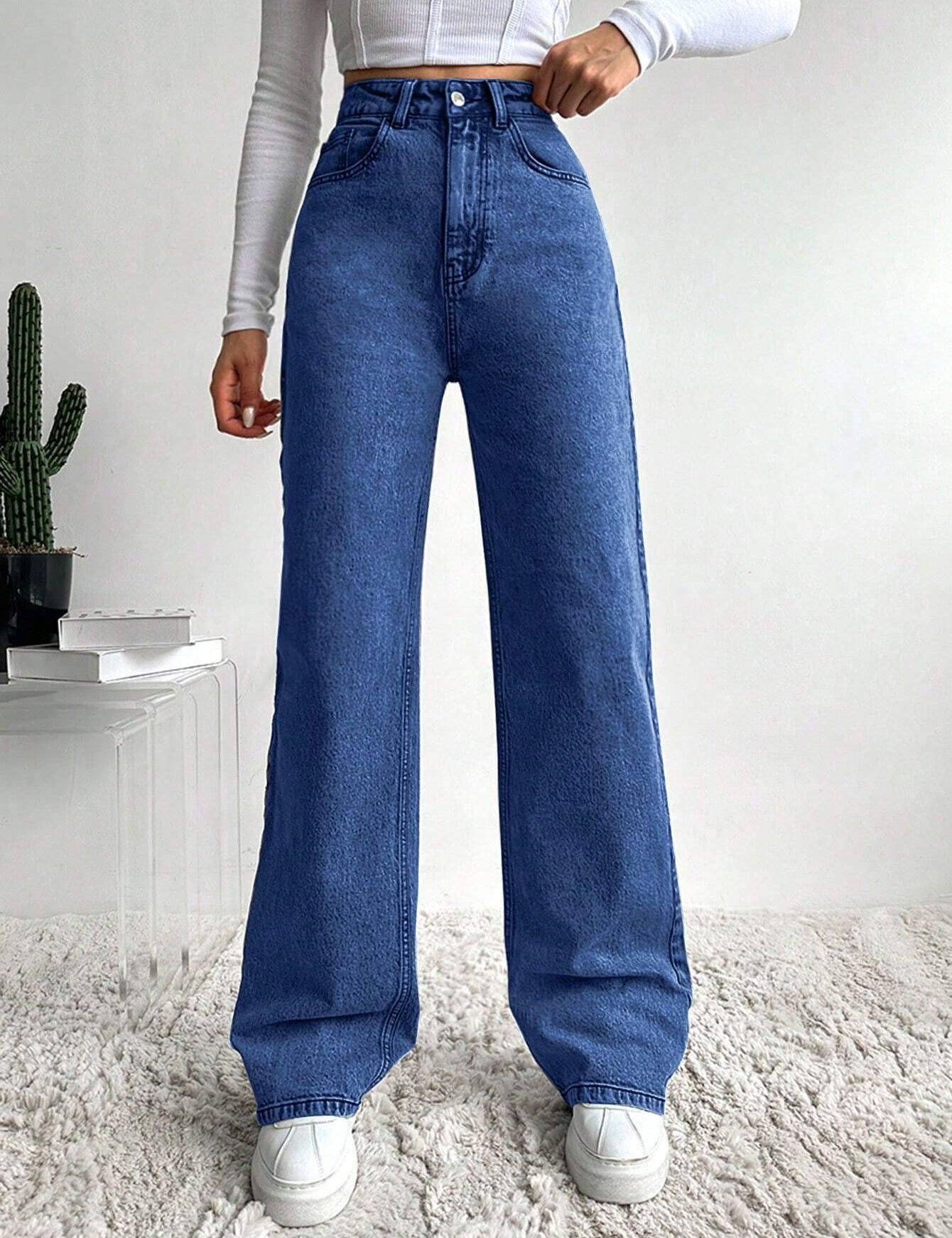 KOTTY Straight Fit Women Blue Jeans 