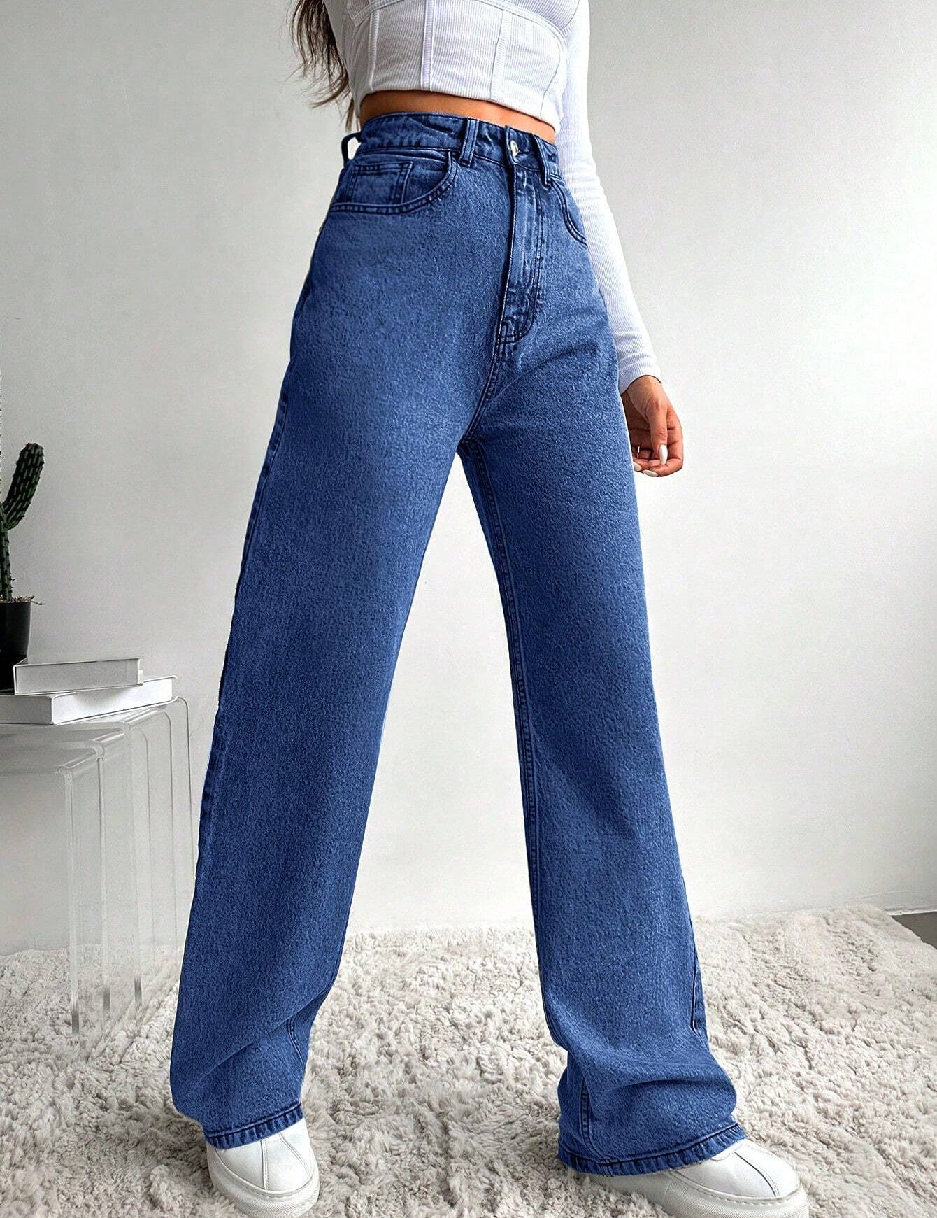 KOTTY Straight Fit Women Blue Jeans 