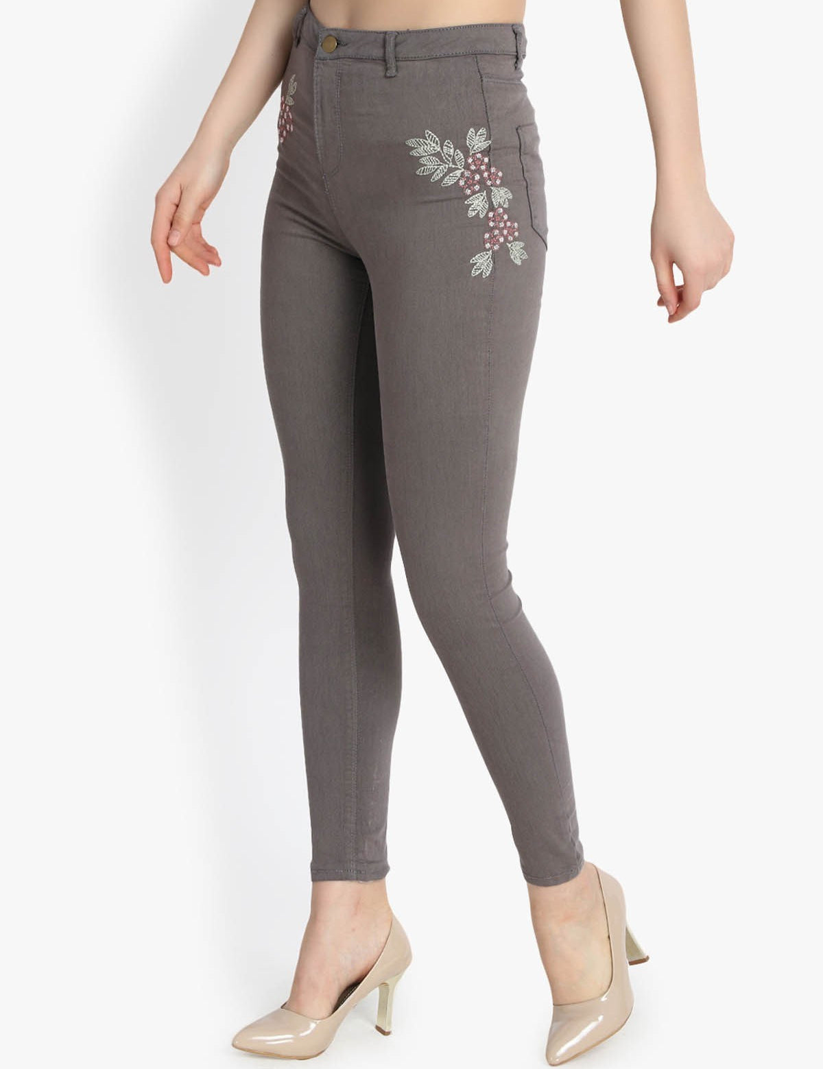 KOTTY Regular Women Grey Jeans 
