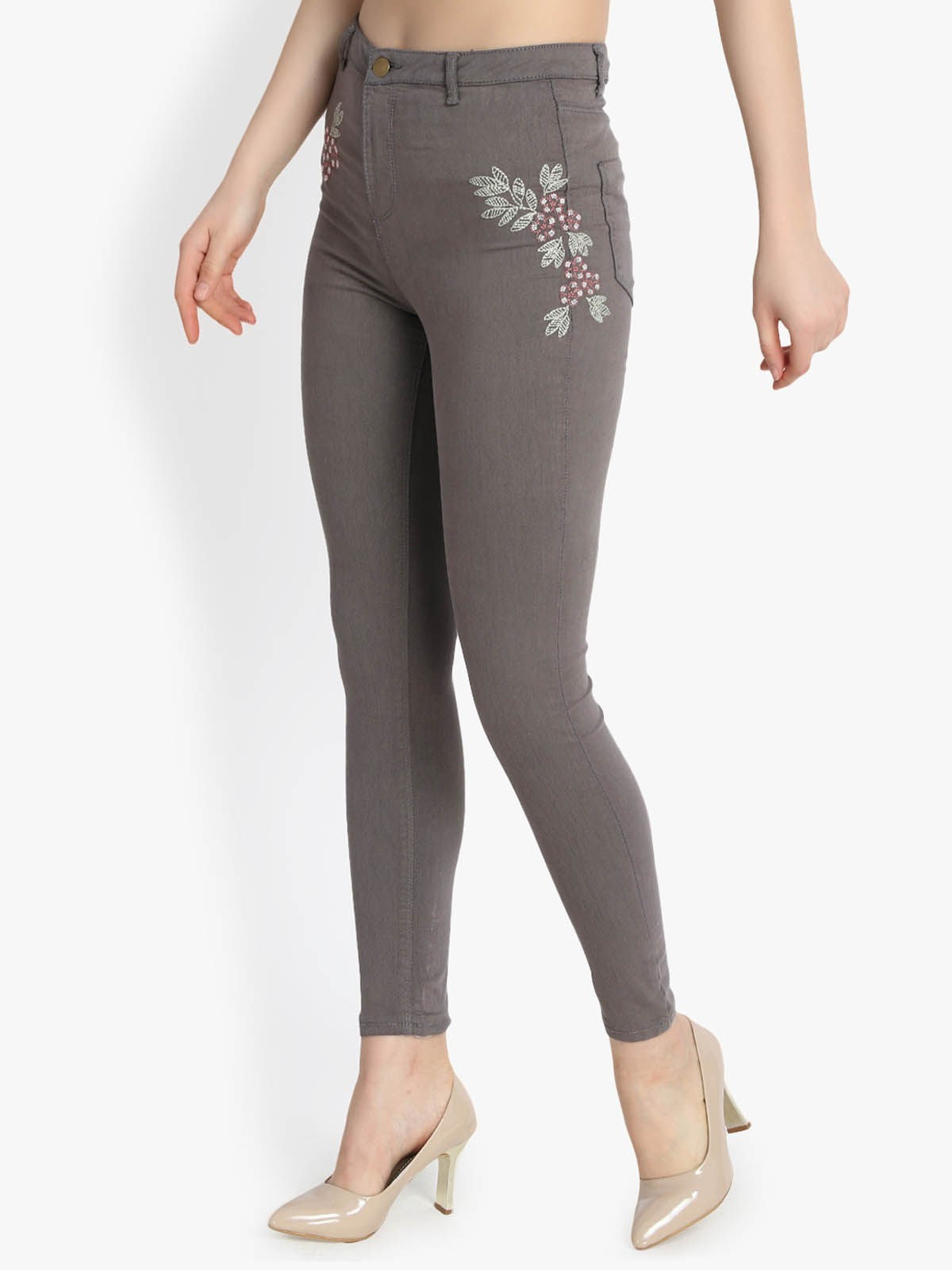 KOTTY Regular Women Grey Jeans 