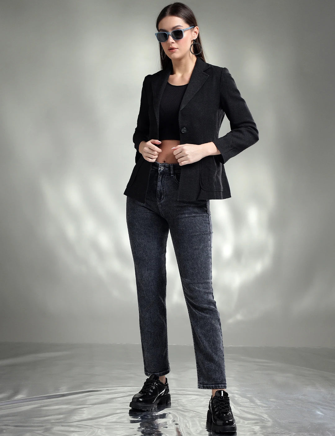 KOTTY Slim Women Grey Jeans 